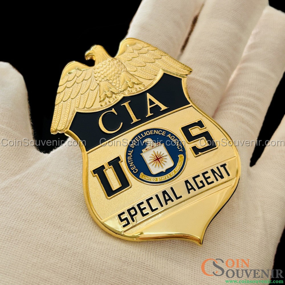 US CIA Special Agent Badge Customizable Number