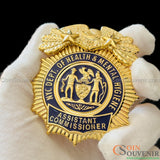 NYC DOHMH Assistant Commissioner 2 Star Badge Dept of Health & Mental Hygiene