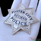 FCPD Foster City Police Retired Star Badge