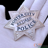 FCPD Foster City Police Retired Star Badge