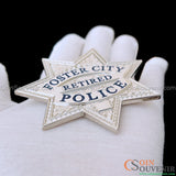 FCPD Foster City Police Retired Flat Star Badge