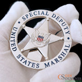 US Marshal Special Deputy USMS Flat Wallet Badge