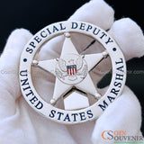 US Marshal Special Deputy USMS Flat Wallet Badge