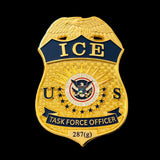 US ICE TFO Task Force Officer Badge 287(g)