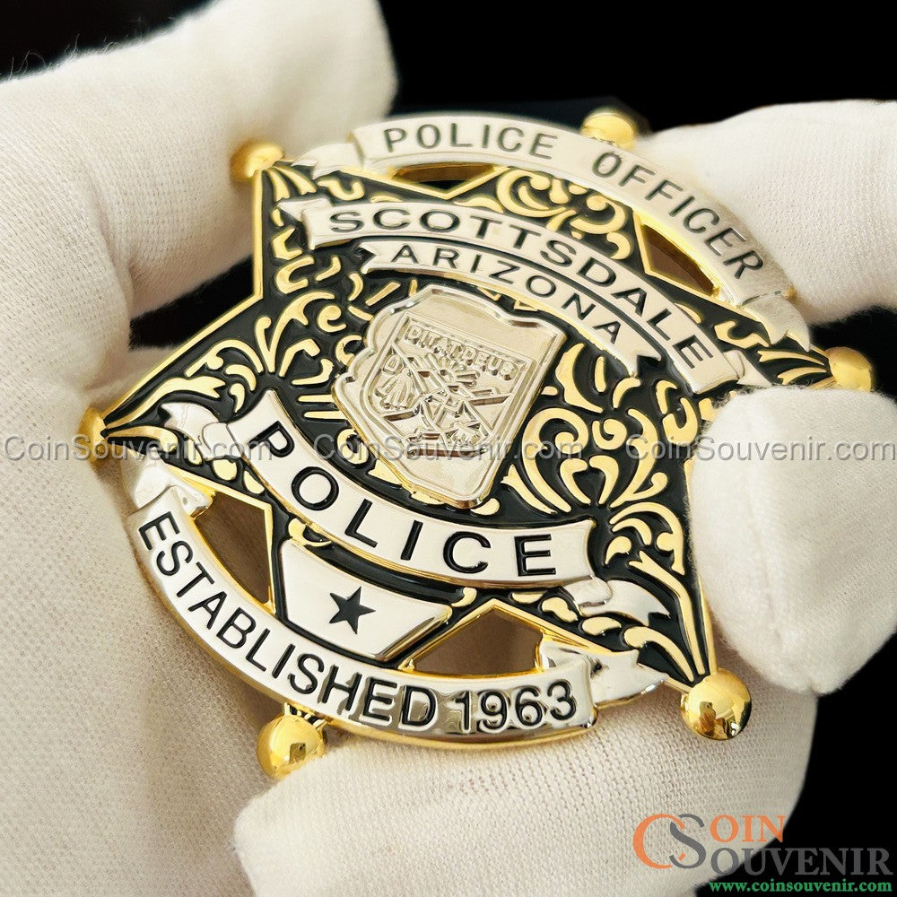 SPD Arizona Scottsdale Police Officer Badge