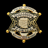 SPD Arizona Scottsdale Police Officer Badge Customizable number