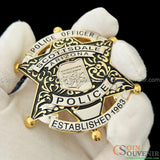 SPD Arizona Scottsdale Police Officer Badge Customizable number