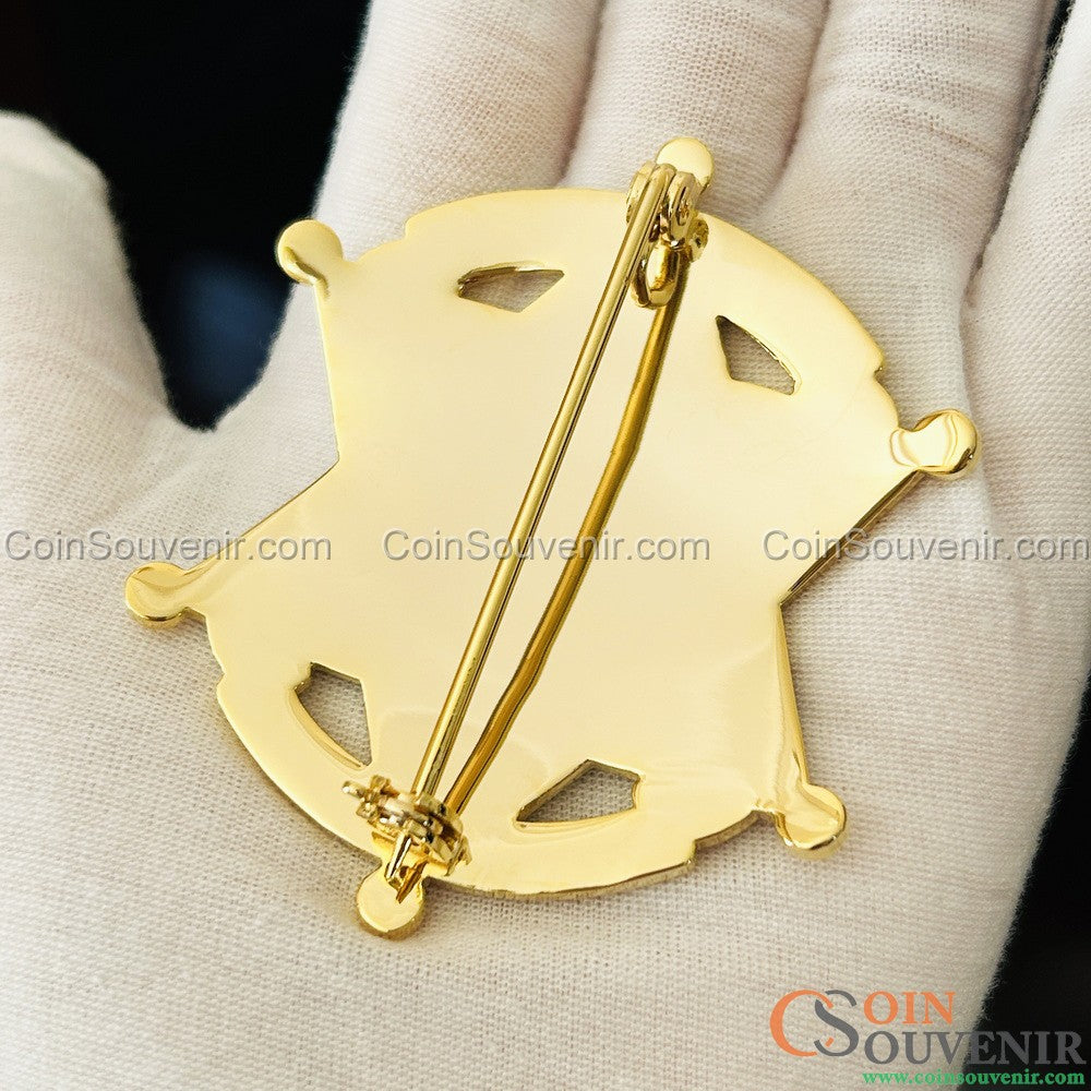 SPD Arizona Scottsdale Police Officer Badge Customizable number