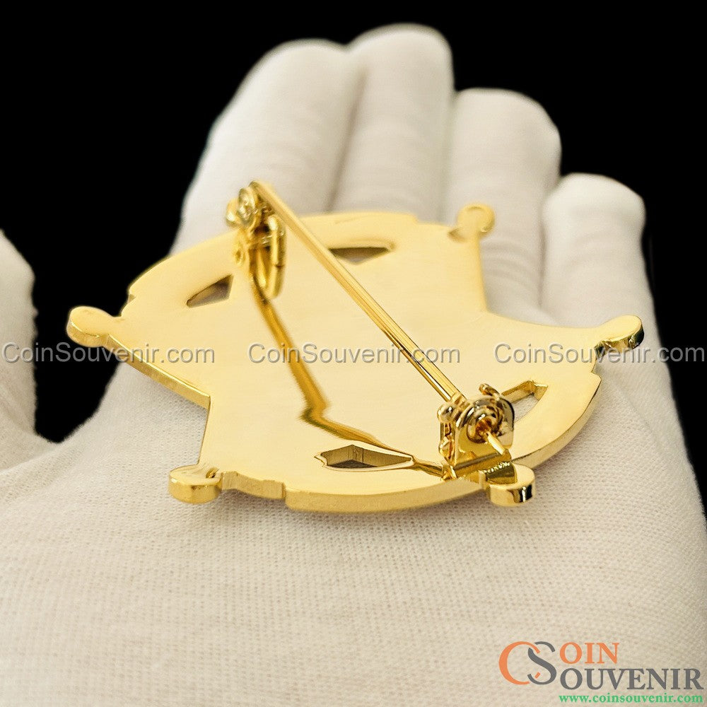 SPD Arizona Scottsdale Police Officer Badge Customizable number