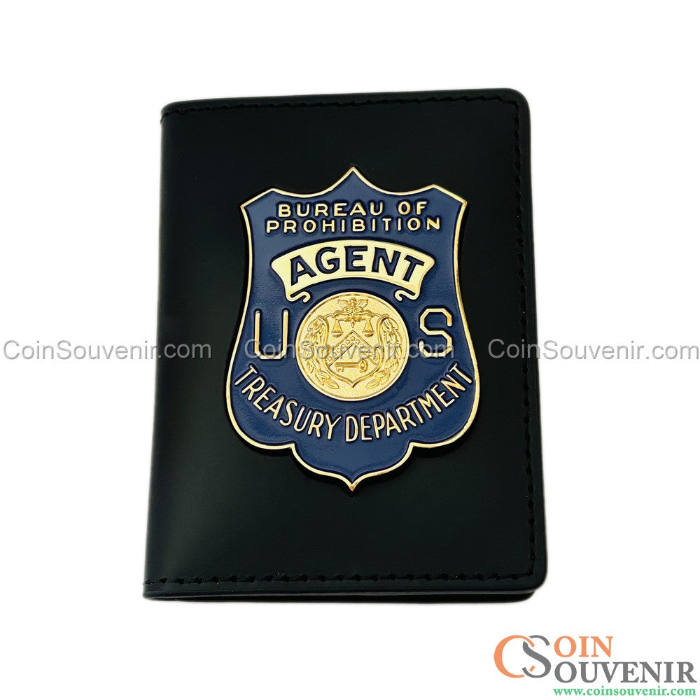 Rare Bureau of Prohibition Agent U.S. Treasury Badge and Wallet