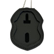 Genuine Leather Cut-out Holder With Chain Belt Clip For US CBP Badges