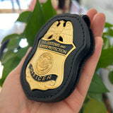 US CBP Officer Customs and Border Protection Badge Solid Copper Replica Movie Props