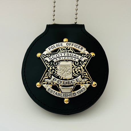 SPD Arizona Scottsdale Police Officer Badge Customizable number
