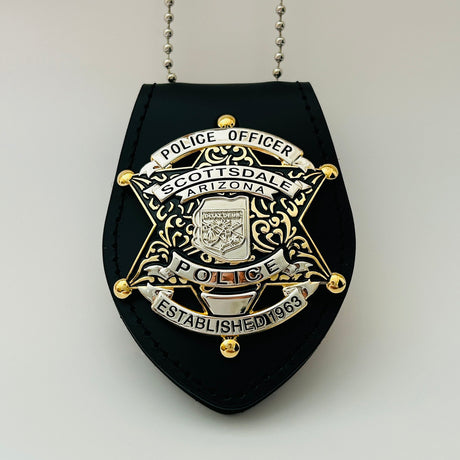 SPD Arizona Scottsdale Police Officer Badge Customizable number