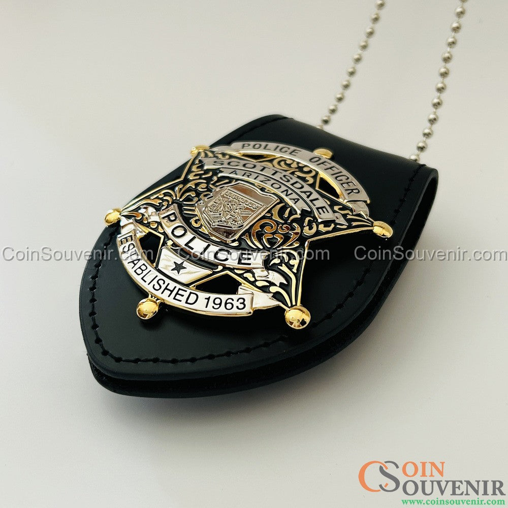 SPD Arizona Scottsdale Police Officer Badge