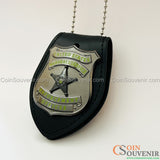 USMS Enforcement Officer US Marshals Service Badge Black Chrome