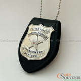 USMS Enforcement Officer US Marshals Service Badge Silver