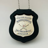 USMS Enforcement Officer US Marshals Service Badge Silver