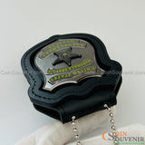 USMS Enforcement Officer US Marshals Service Badge Black Chrome