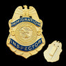 U.S. INS Immigration Inspector Wallet Badge Museum Quality