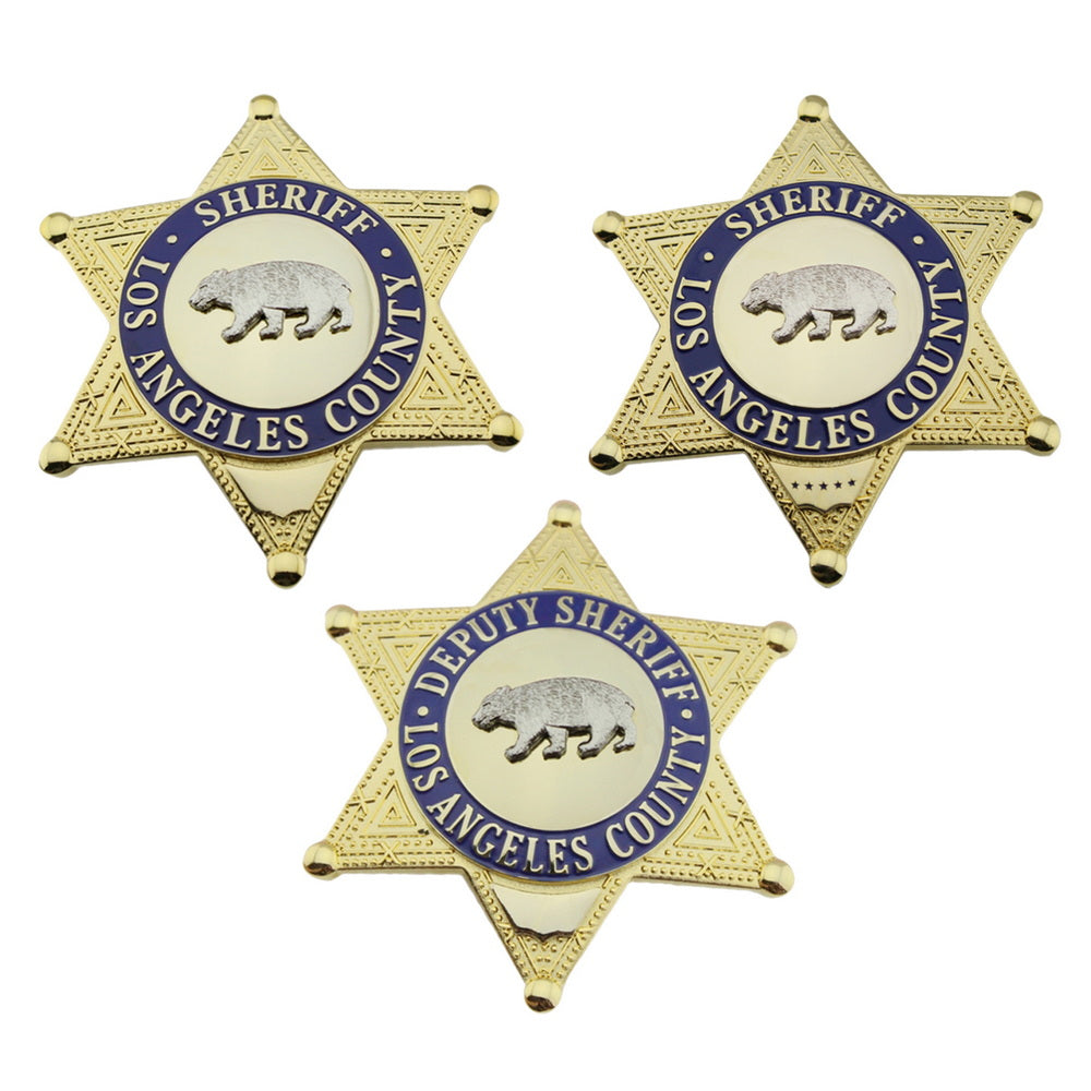 LASD Los Angeles County Shérif/Shérif adjoint Ours Badge Réplique Cosplay Accessoires de film (Multi-Option)
