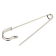 Safety Pins for NYPD badges Large Metal Pins Silver 2.99*0.63"