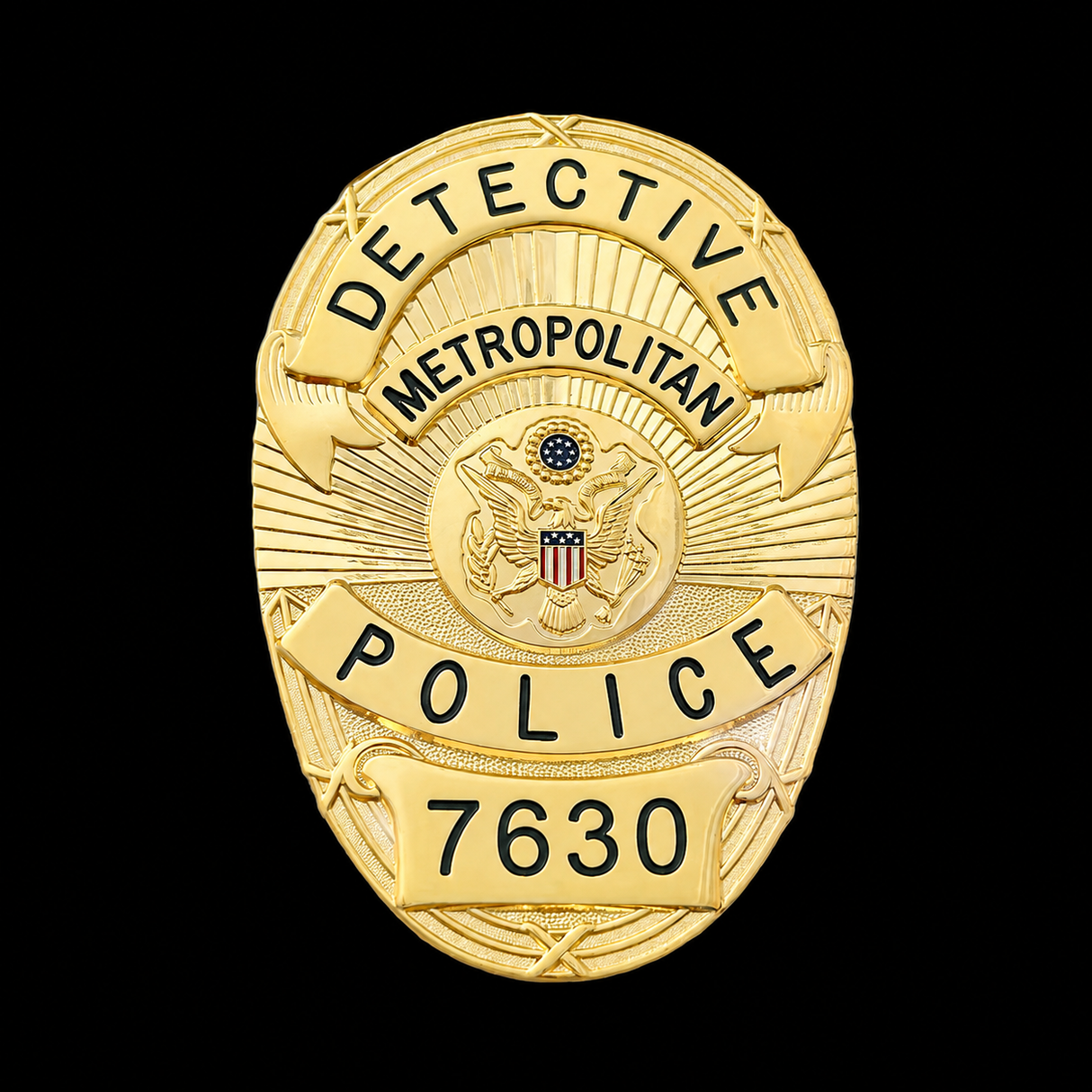 Detective David Mills Badge Se7en Movie Prop