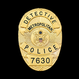 Detective David Mills Badge Se7en Movie Prop