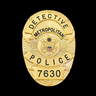Detective David Mills Badge Se7en Movie Prop