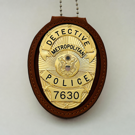 Detective David Mills Badge Se7en Movie Prop