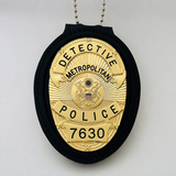 Detective David Mills Badge Se7en Movie Prop