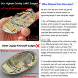 LAPD Captain Los Angeles Police Badge Customizable Number