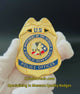 BIA DOI Bureau of Indian Affairs Police Officer Wallet Badge Museum Quality