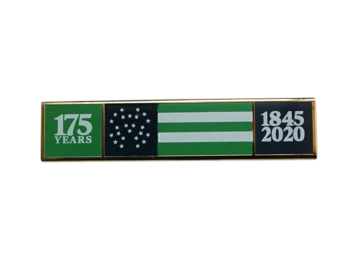Police Department 175th Anniversary (1845-2020) Citation Bar Uniform Lapel Pin
