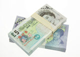 GBP Pound Banknotes Paper Play Money Movie Props