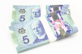 Canadian Dollar CAD Banknotes Paper Play Money Movie Props