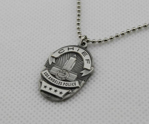 LAPD Police Badge Necklace 1