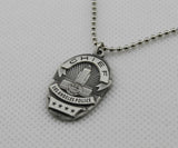 LAPD Police Badge Necklace 2