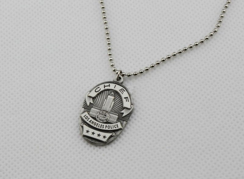 LAPD Police Badge Necklace 1