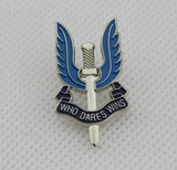 UK Army SAS Special Air Service Cap Badge Solid Copper Replica Movie Props