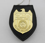 Multi-purpose Holder/ Holster/ Wallet For Multi-size Police Badges First-layer Genuine Leather