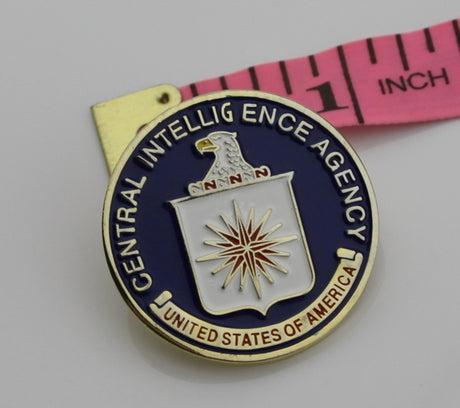 US CIA Central Intelligence Agency Eagle Badge Solid Copper Replica Movie Props