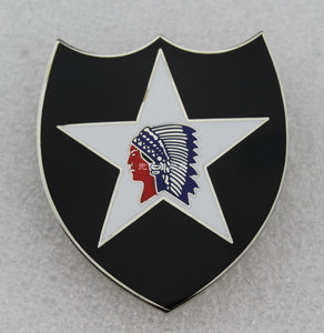 US Army Second Infantry Division Indian Division ASU Badge Replica Movie Props