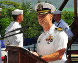 US Navy Officer Cap Emblem Solid Copper Replica Movie Props
