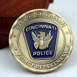 US Cincinnati Police Badge Challenge Coin