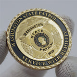 US WSP Washington Patrol Police Badge Challenge Coin