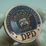 US DPD Detroit Police Badge Challenge Coin