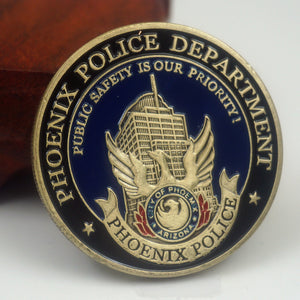 US Arizona Phoenix Police Badge Challenge Coin