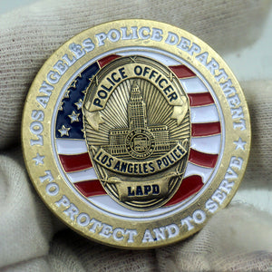 LAPD Los Angeles Police Officer Badge Challenge Coin