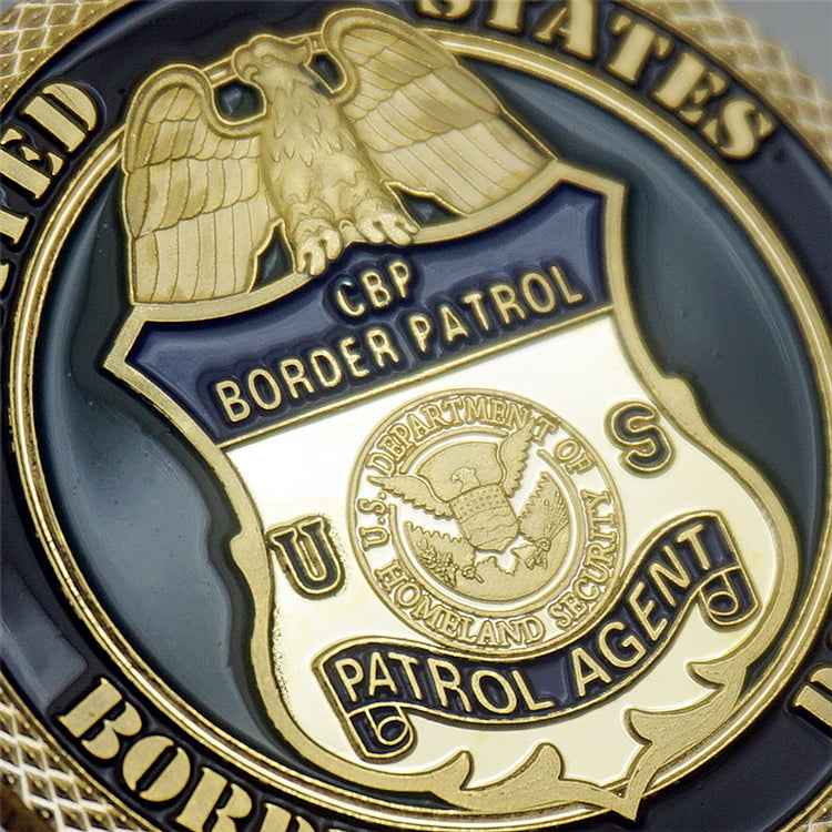 US CBP Border Patrol Agent Badge Challenge Coin 